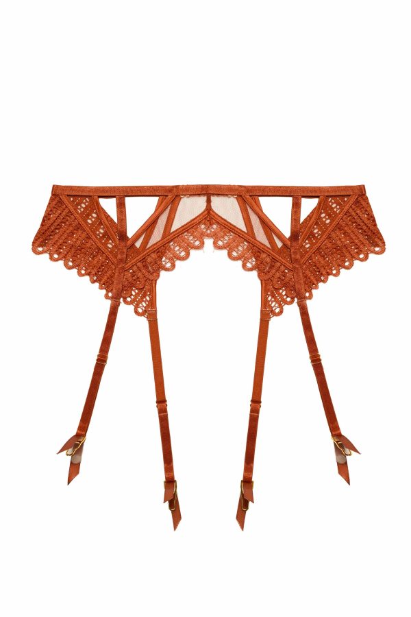 Ellie Rust Cut Out Suspender Supply