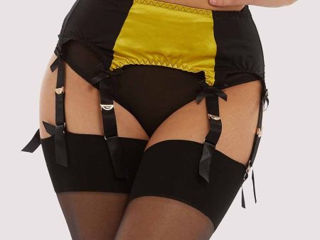 Classic Suspender Belt Chartreuse For Sale