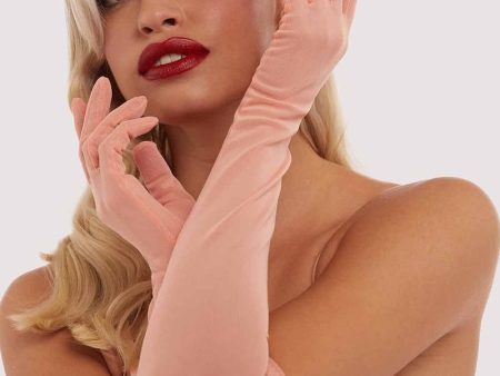 Peach Gloves on Sale