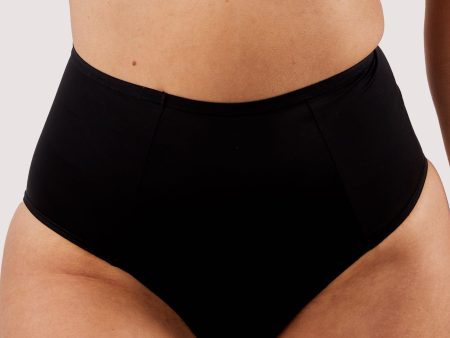 Second Skin Black Recycled Highwaist Brief Fashion