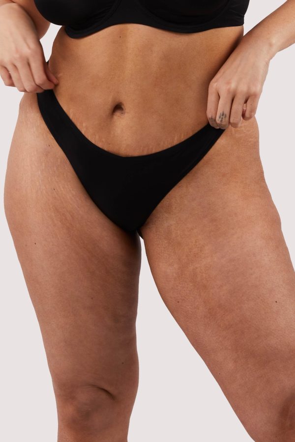 Second Skin Black Recycled Thong Online