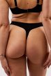 Second Skin Black Recycled Thong Online