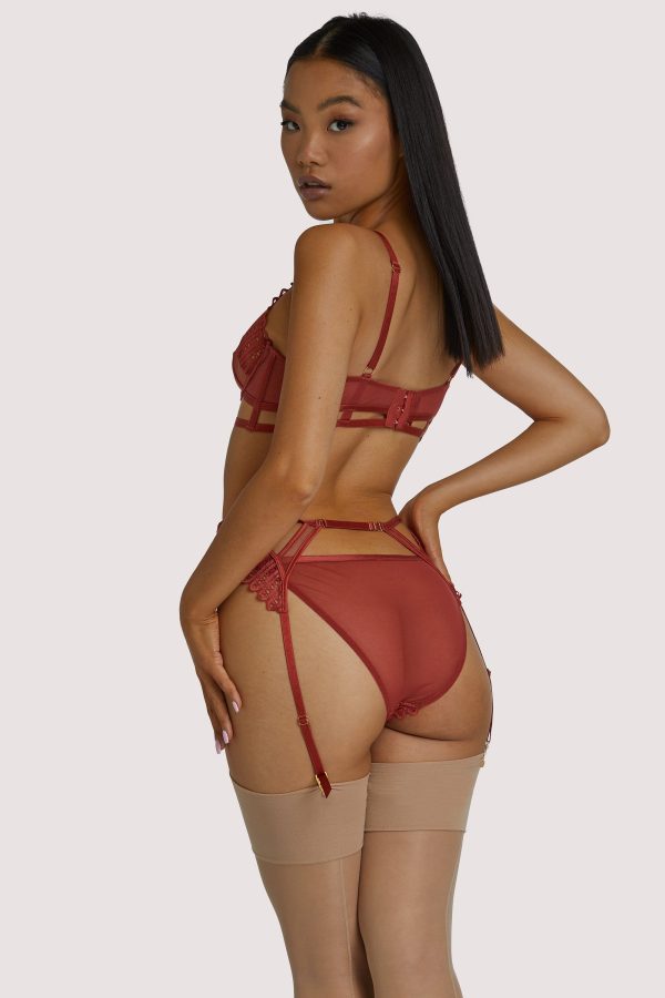 Ellie Rust Cut Out Suspender Supply