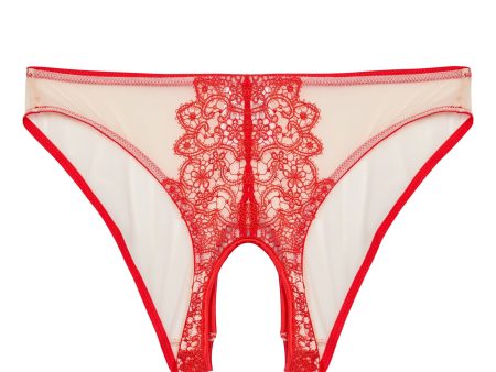 Anaise Red Ouvert Brief Discount