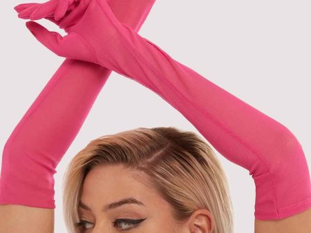 Hot Pink Gloves on Sale