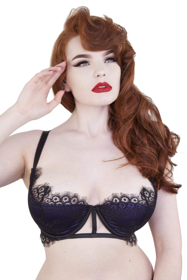 Sheba Purple Lace Bra DD-G Supply