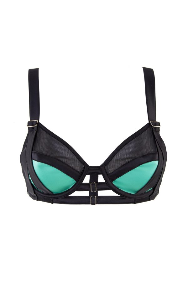 Emerald Strappy Bra DD+ Cups Online Hot Sale