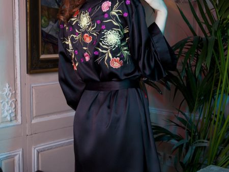 Jasmin Short Embroidered Kimono - Seconds Hot on Sale