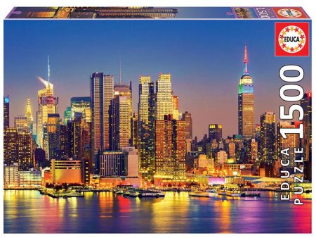 1500pc Manhattan at Night Hot on Sale