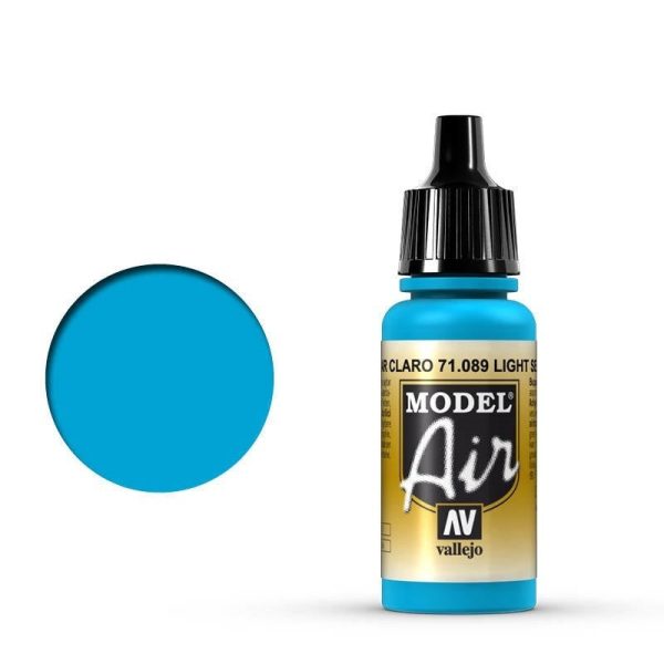 71089 Model Air Light Sea Blue 17 ml Acrylic Airbrush Paint Discount