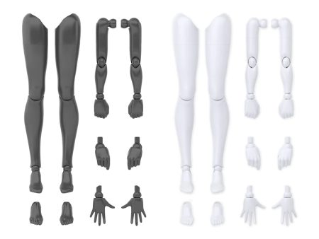 30MS OPTION BODY PARTS ARM PARTS & LEG PARTS [WHITE BLACK] Fashion