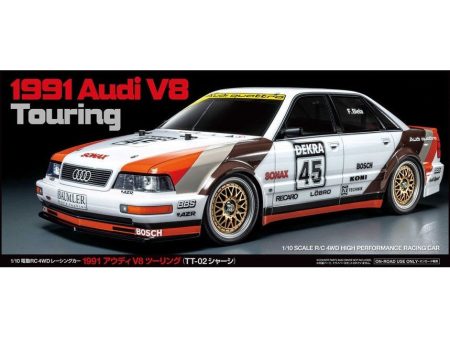 1 10 1991 Audi V8 Touring Car 4WD TT02 Chassis For Sale