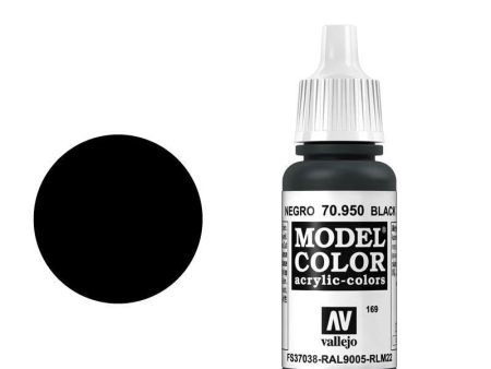 Model Colour #191  Black 18ml Matt Acrylic Paint Hot on Sale