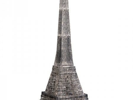 3D Black Eiffel Tower Crystal Puzzle Online