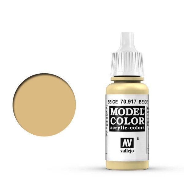 Model Colour #131  Beige 18ml Matt Acrylic Paint For Sale