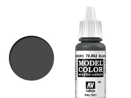 Model Colour #185  Black Grey 18ml Matt Acrylic Paint on Sale