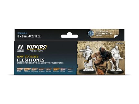 Wizkids Premium Set: Fleshtones Acrylic Paint Set 8 Colour Set on Sale