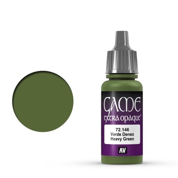 72146 Game Colour Extra Opaque Heavy Green 17 ml Acrylic Paint For Discount