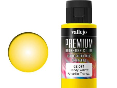 62071 Premium Colour Candy Yellow 60 ml Acrylic Airbrush Paint For Sale